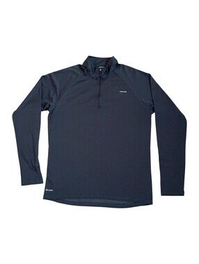 Hind Men's MED Black LS 1/4 Zip Activewear PLEASE READ!